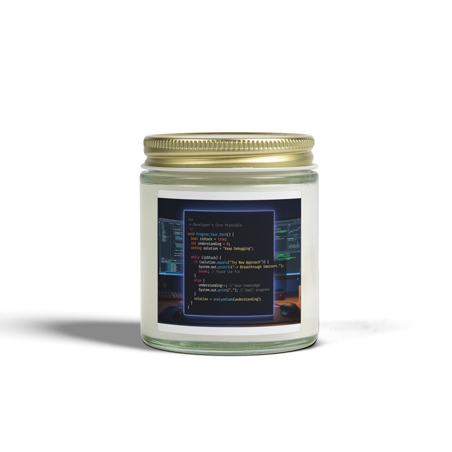 Scented Candles, Coconut Apricot Wax (4oz, 9oz)