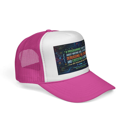 Programming Trucker Cap — "Debugging the Chaos" Coder Hat